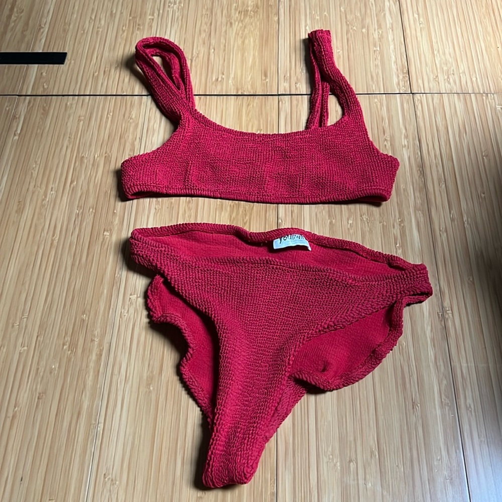 Youswim Aplomb Standard Waist Two Piece in Cherry